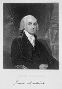 Portrait de James Madison, gravé par William A. Wilmer (vers 1820-vers 1855) d